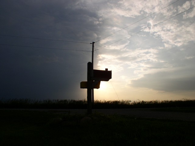 A wall of clouds