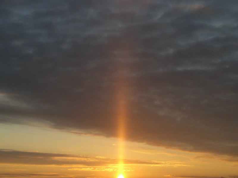 A Sun Pillar