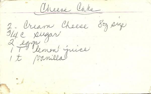Cheesecake