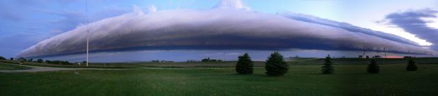 Cloud formation very early morning.