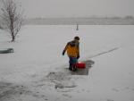 This is the way shoveling is done at the new house...