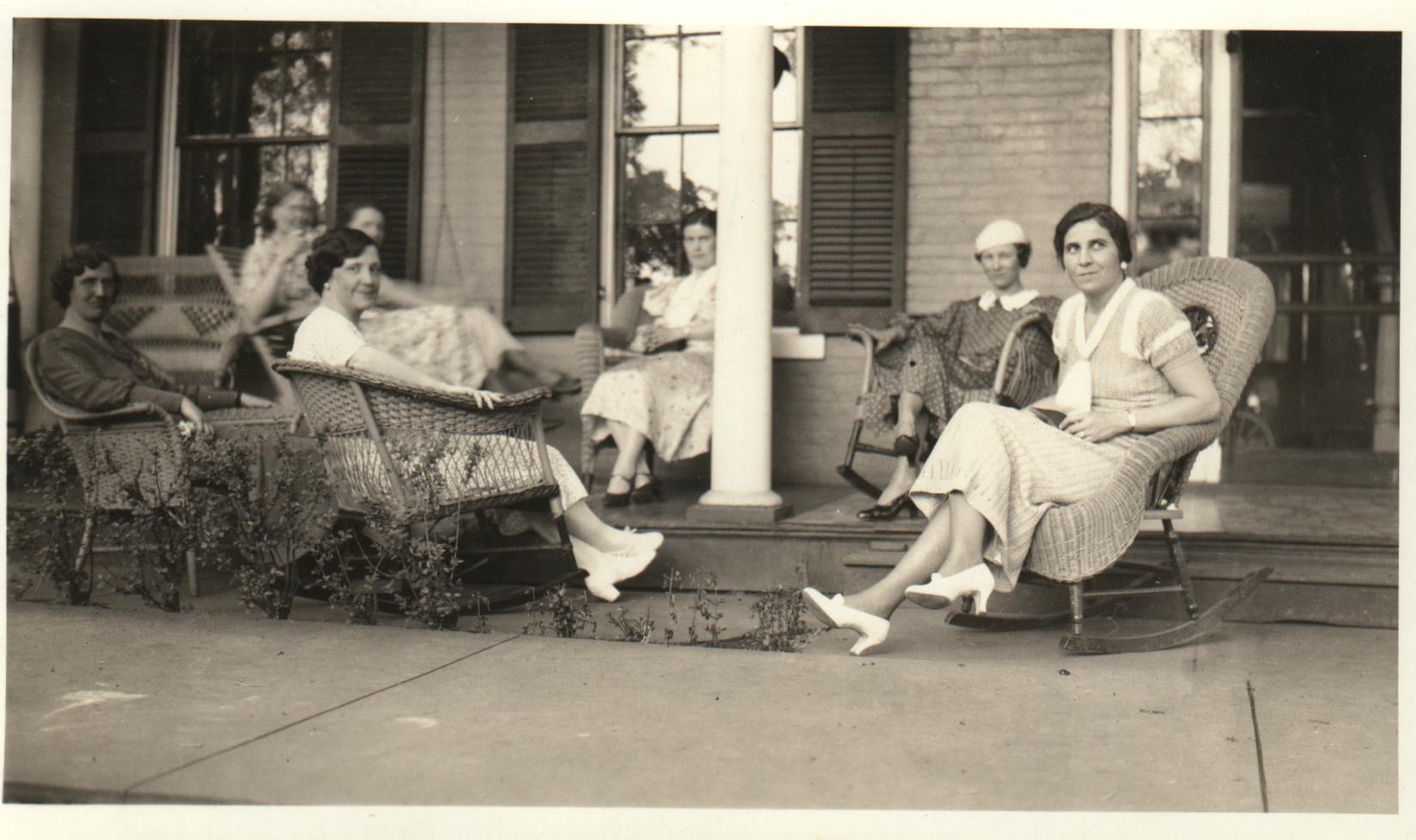 Grandma Edith at left.